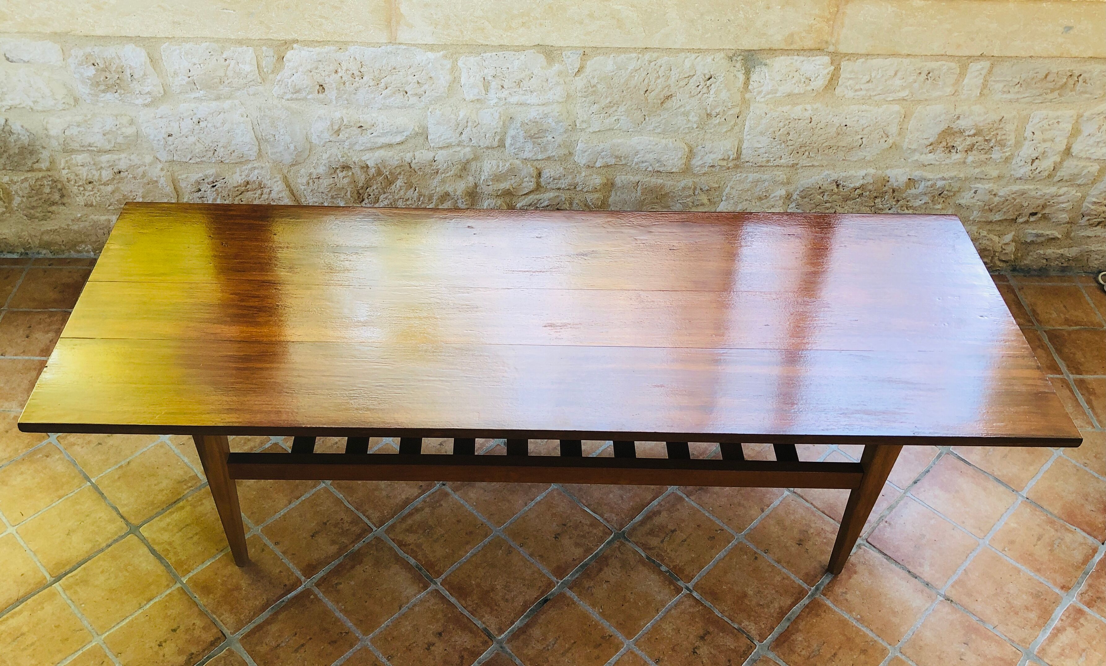 Scandinavian-style teak coffee table, edited by Arnaud, 1960s