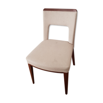 seat chair deep wool coating Ecru