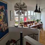 "Dandelion" or "Sputnik" chandelier, 1950s, designed by Emil Stejnar