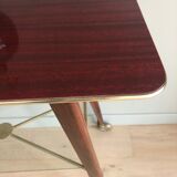 Console vintage à roulettes