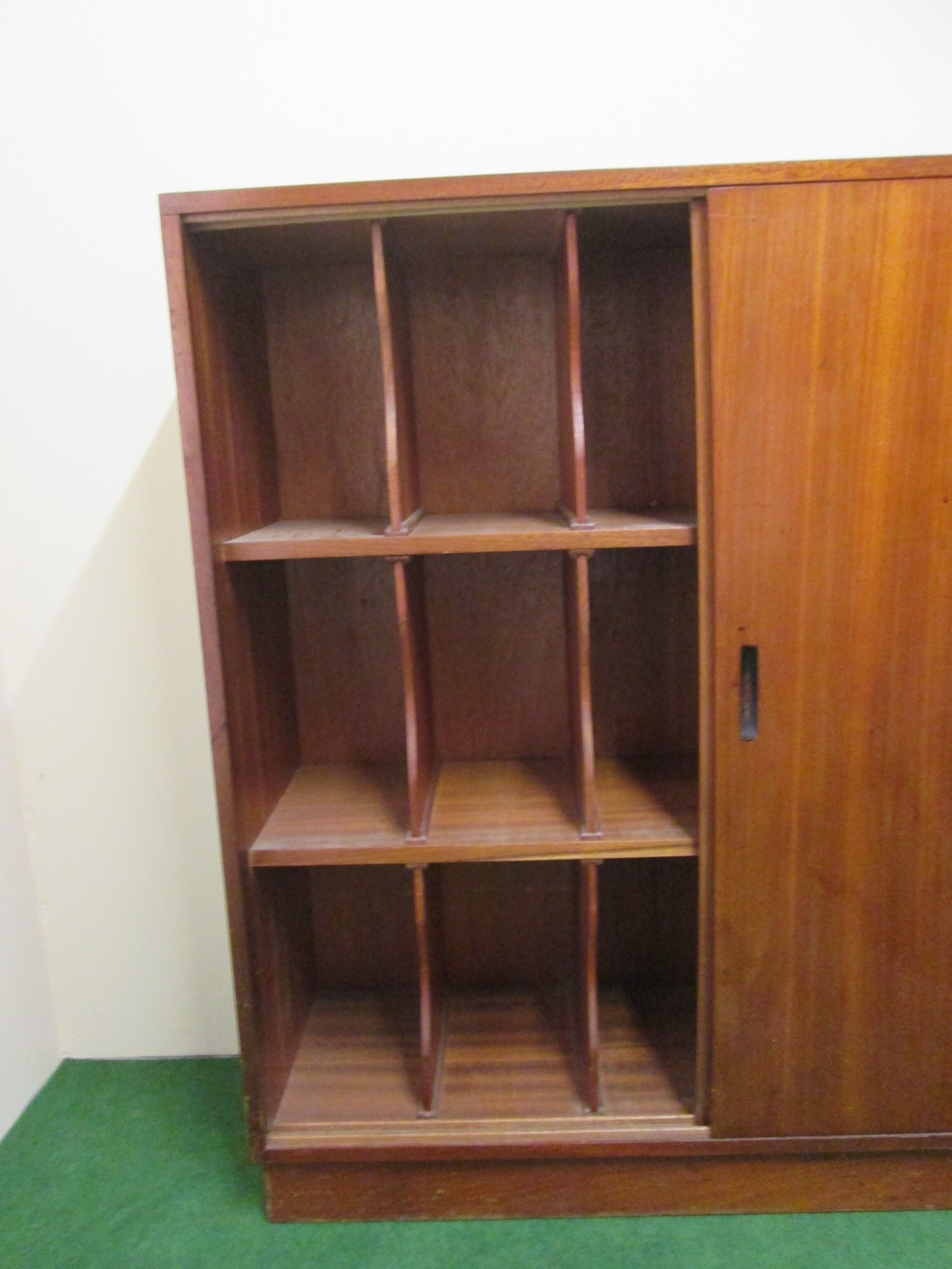 1970 mahogany binder with lockers