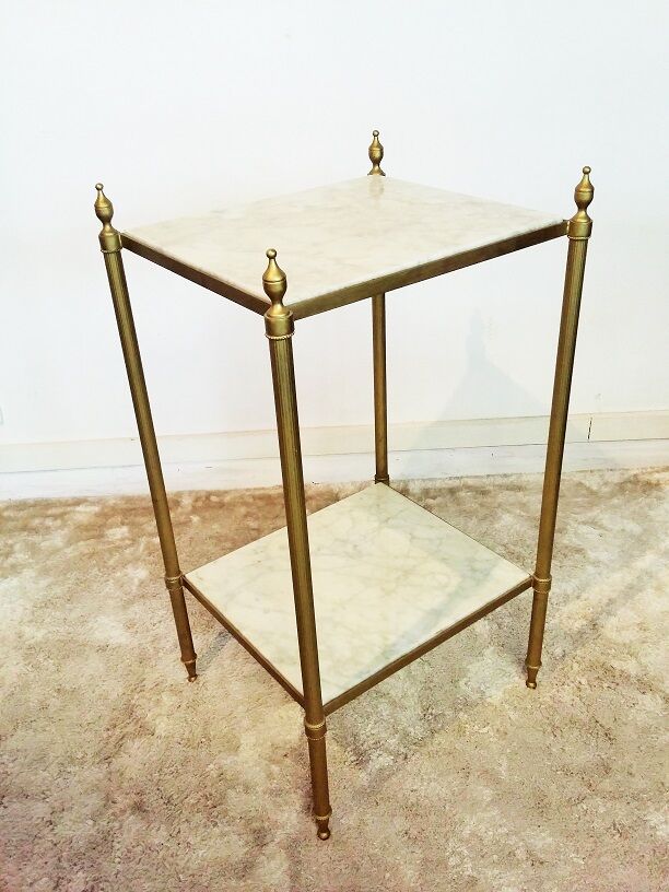 Marble and brass harness