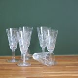 6 VMC champagne flutes in very good condition