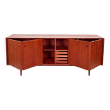 Enfilade danoise en teck par Erik Bouer pour Brouer - 1960