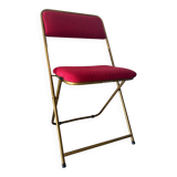Red Lafuma folding chair