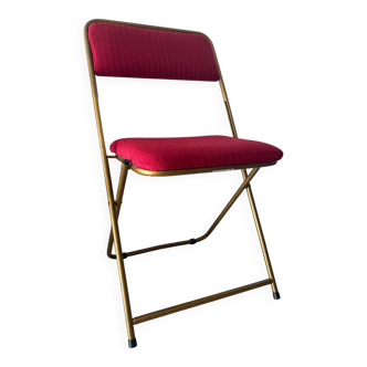 Red Lafuma folding chair