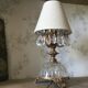 Small antique lamp with tassels