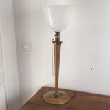 Light oak Mazda lamp, Art Deco