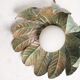 Suspension vegetal pattern green leaves