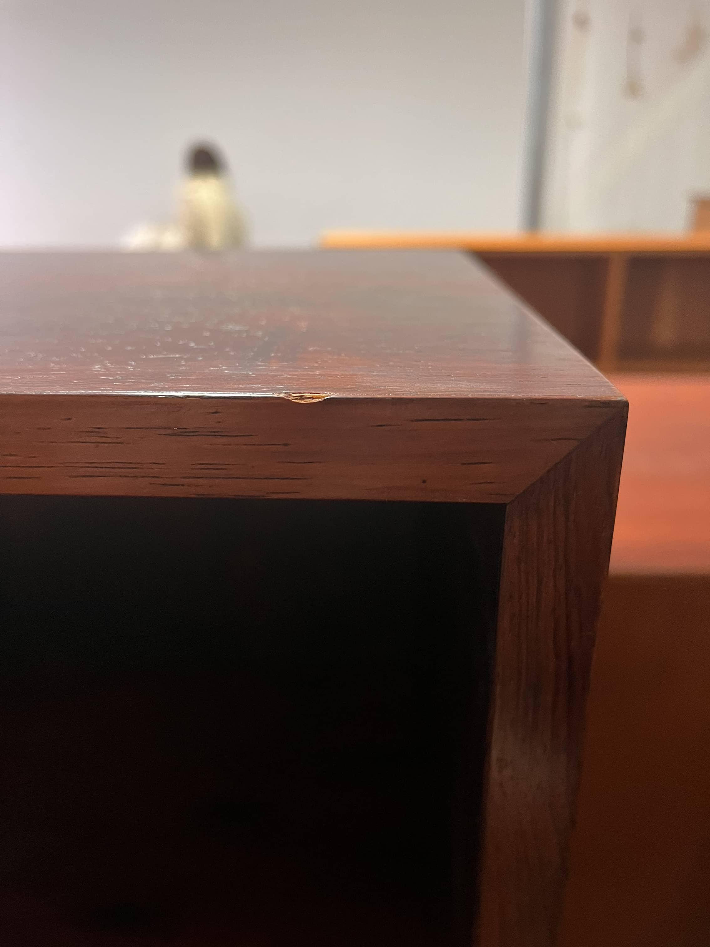 Bookcase in rosewood