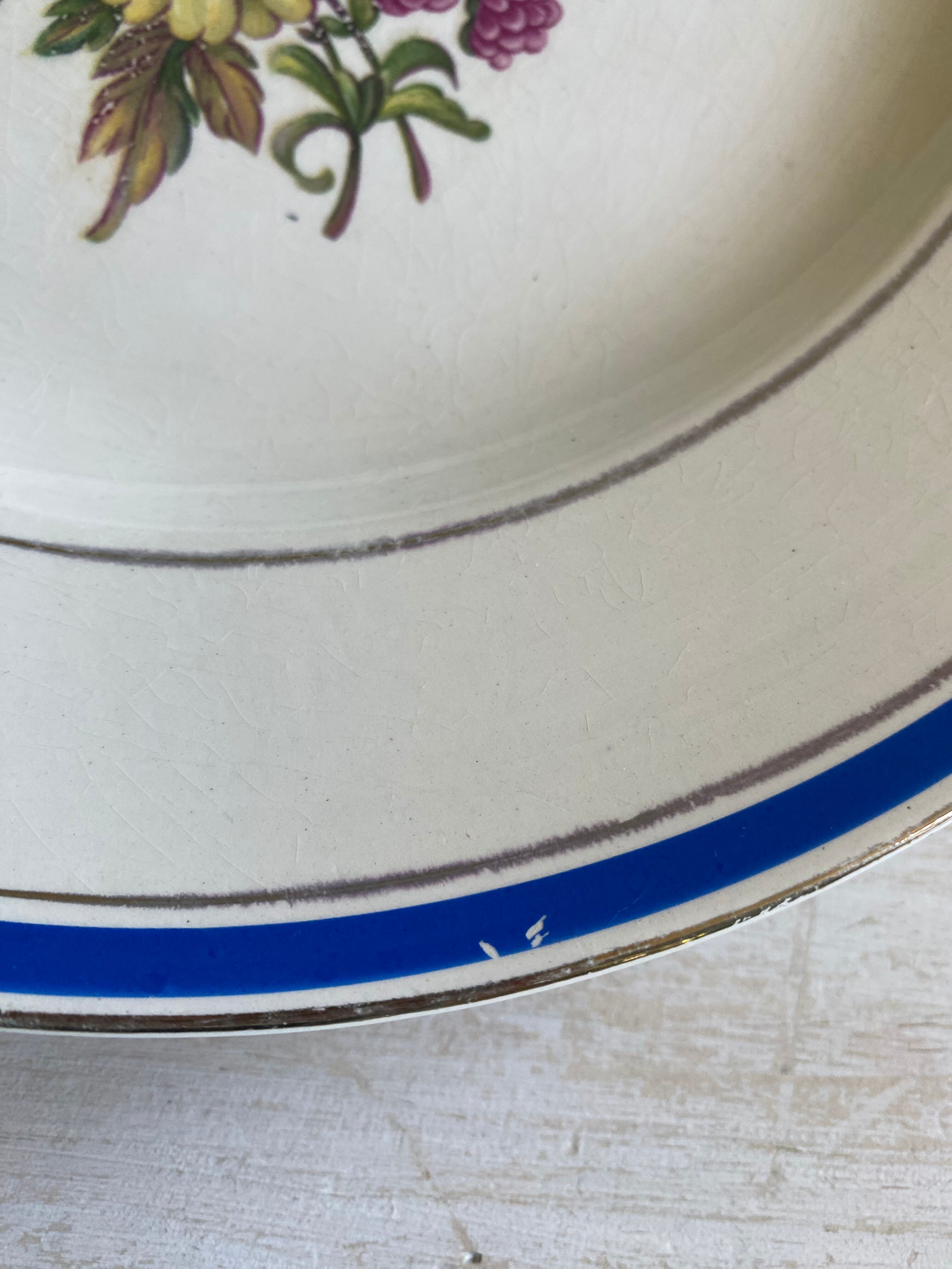 Round dish Sarreguemines and Digoin