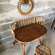 Vintage rattan dressing table 1960
