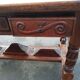 Table - Carved solid oak desk