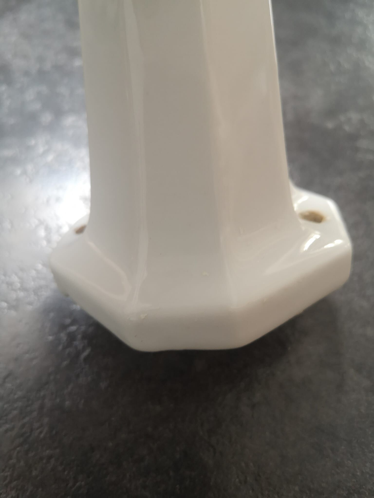 Wall lamp old white porcelain bathroom art deco 1930 opaline tulip