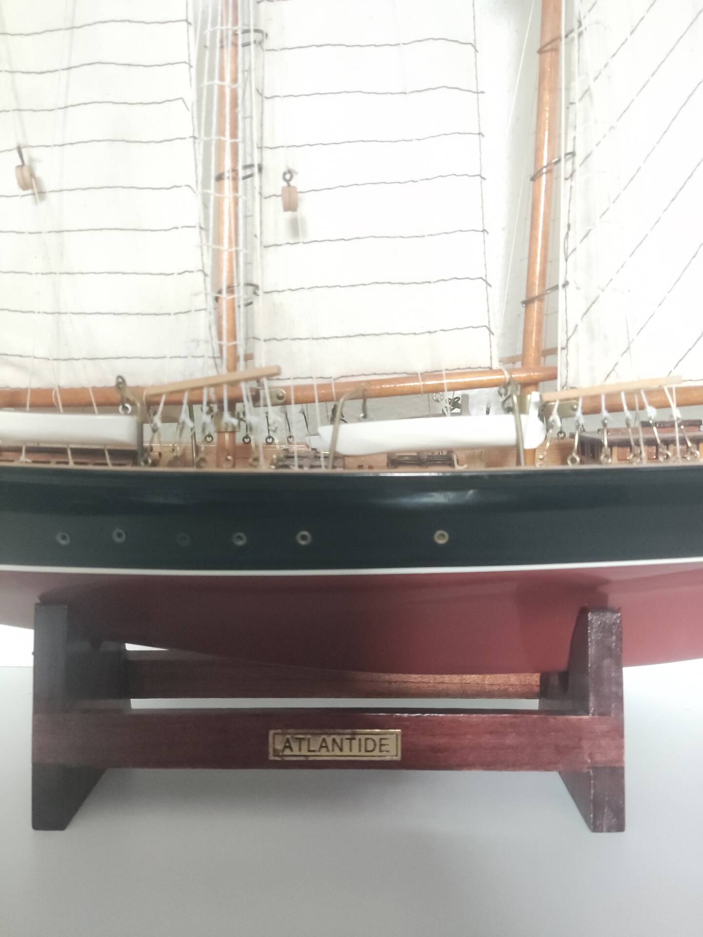 Collection model of the three-masted schooner L'Atlantide.