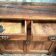 Louis XVI height-adjustable buffet in walnut