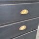 dresser rag five drawers patina black