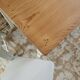 Small table, desk and its patinated chair