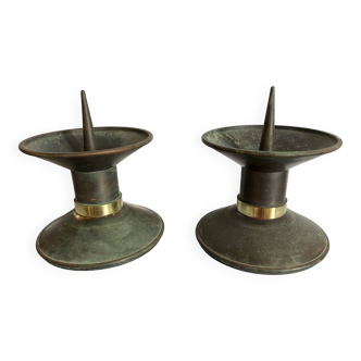 Pair of 1800 candlesticks