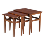1950s Nesting tables by Poul Hundevad for Fabian, Denmark
