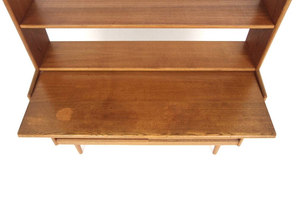 Secrétaire scandinave en teck et en chêne, Suède, 1960