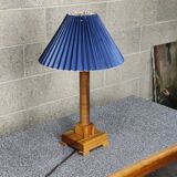 Art deco lamp in turned wood 1930