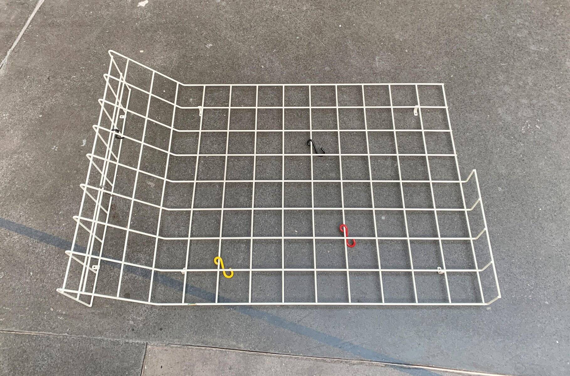 Mid-century German minimalist rope coat rack from the 1960s.