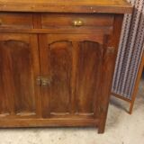 Vintage old Parisian low sideboard