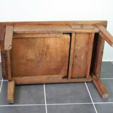 Rustic farm house table with 2 1930 drawers