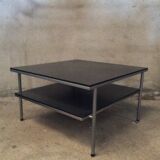 Kron grey metal square coffee table