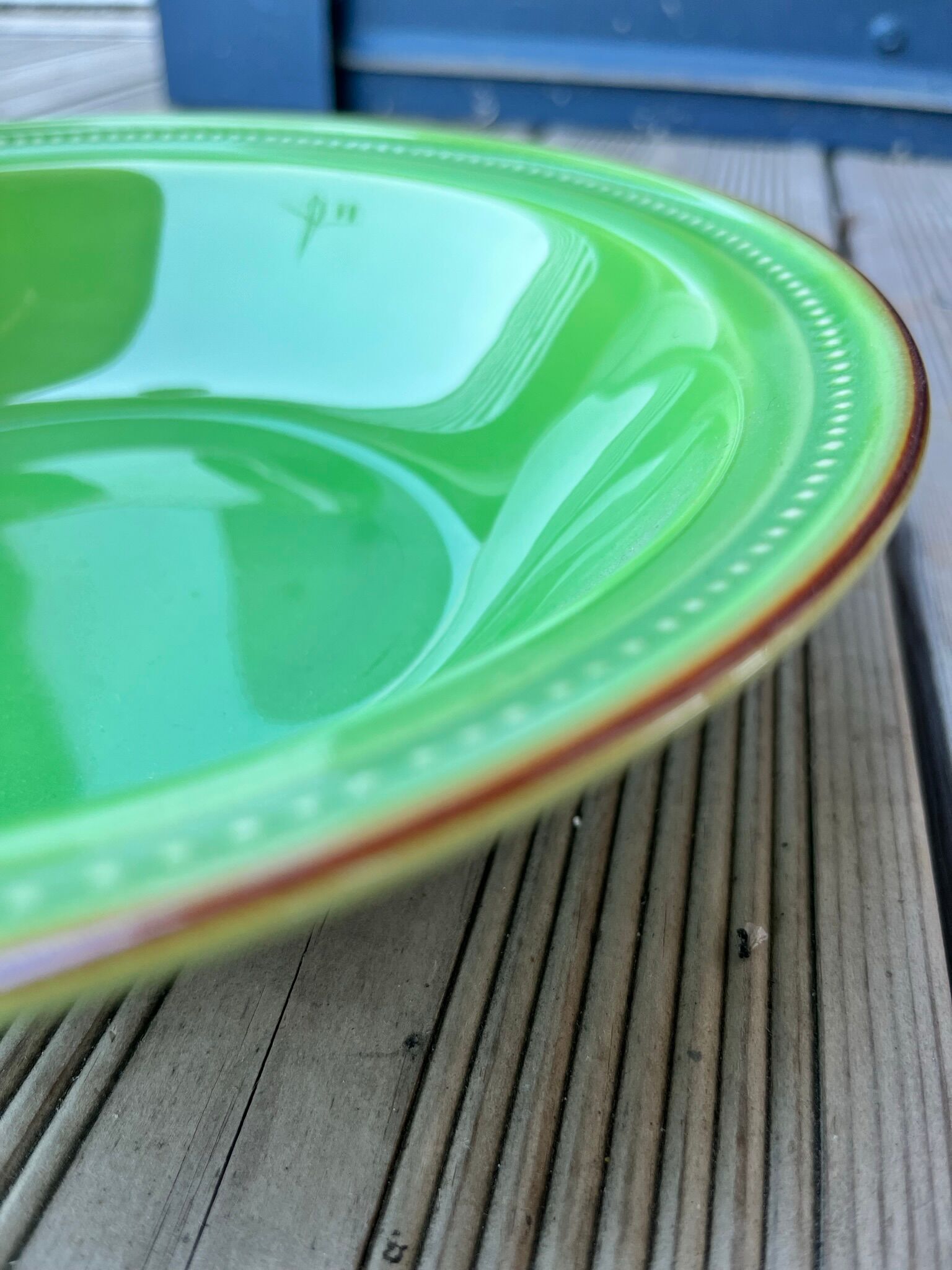 Saladier en céramique vert