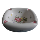 large ceramic vintage decorative French ashtray