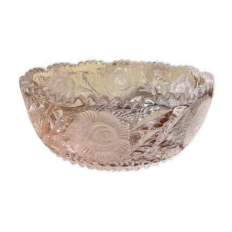 Crystal salad bowl