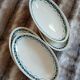 4 antique dishes in ironstone from Badonviller