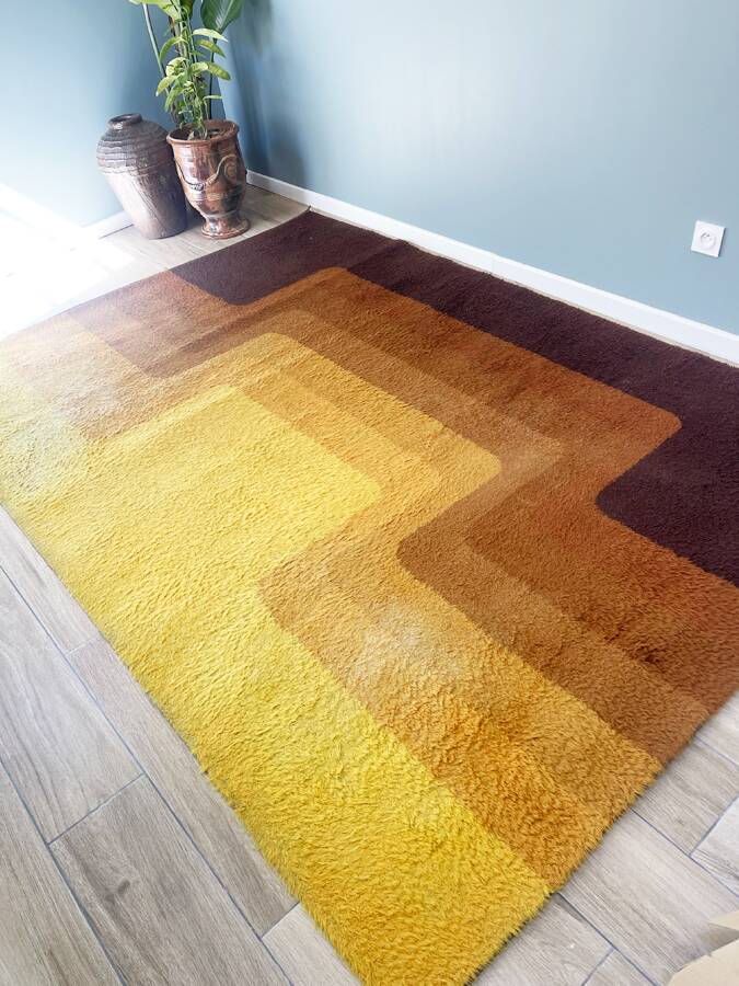 Vintage Louis De Poortere rug "Summertime" – 1970s