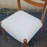 Set of 4 Scandinavian teak chairs