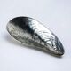 Vide poche coquillage, moule en métal chromé, Italie, années 1970