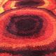 XXL Ege Taepper Rya De Luxe rug, Orange wool rug 70