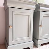 Pair of refurbished bedside tables