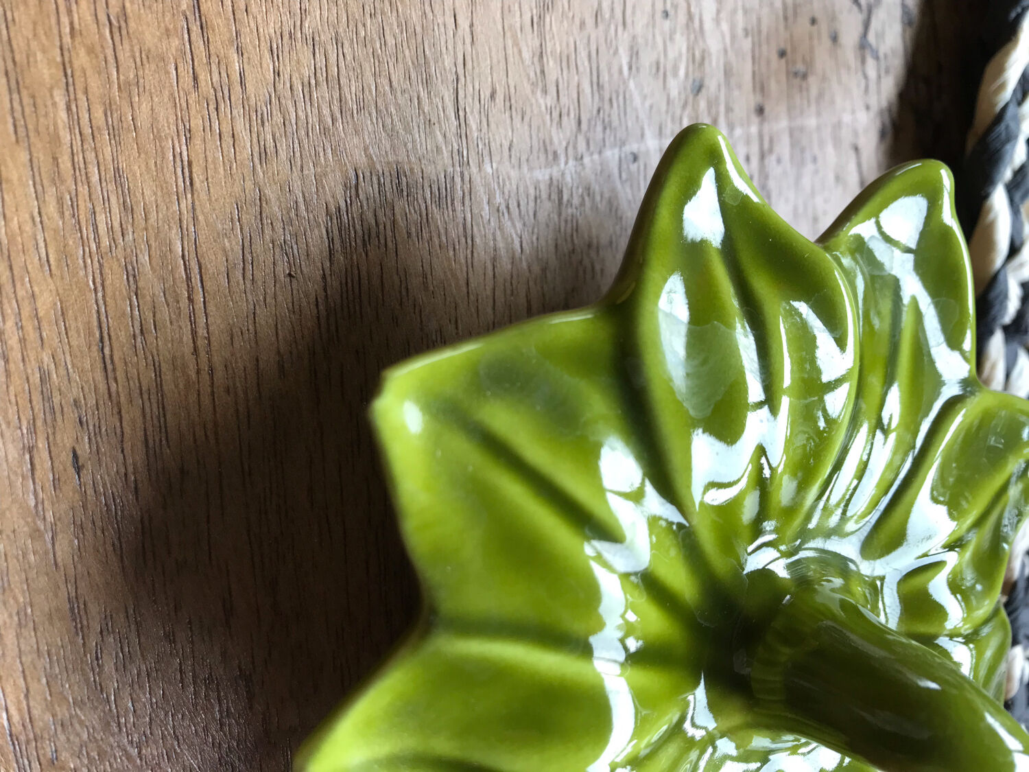 Raspberry slip teapot