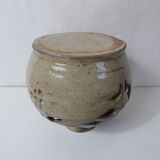 openwork stoneware vase