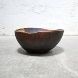 Antique African wooden salad bowl