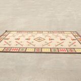 Immense tapis moderne vintage Kilim, 1970