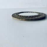 Round brass mirror