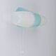 Wilhelm Wagenfeld Bauhaus Turquoise Double Sconce Wall Light, Germany, 1950