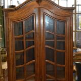 LOUIS XV style display case in beech / small library