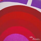 Geometric vintage 70's cushion