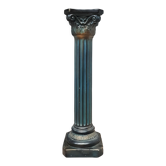 Painted plaster column