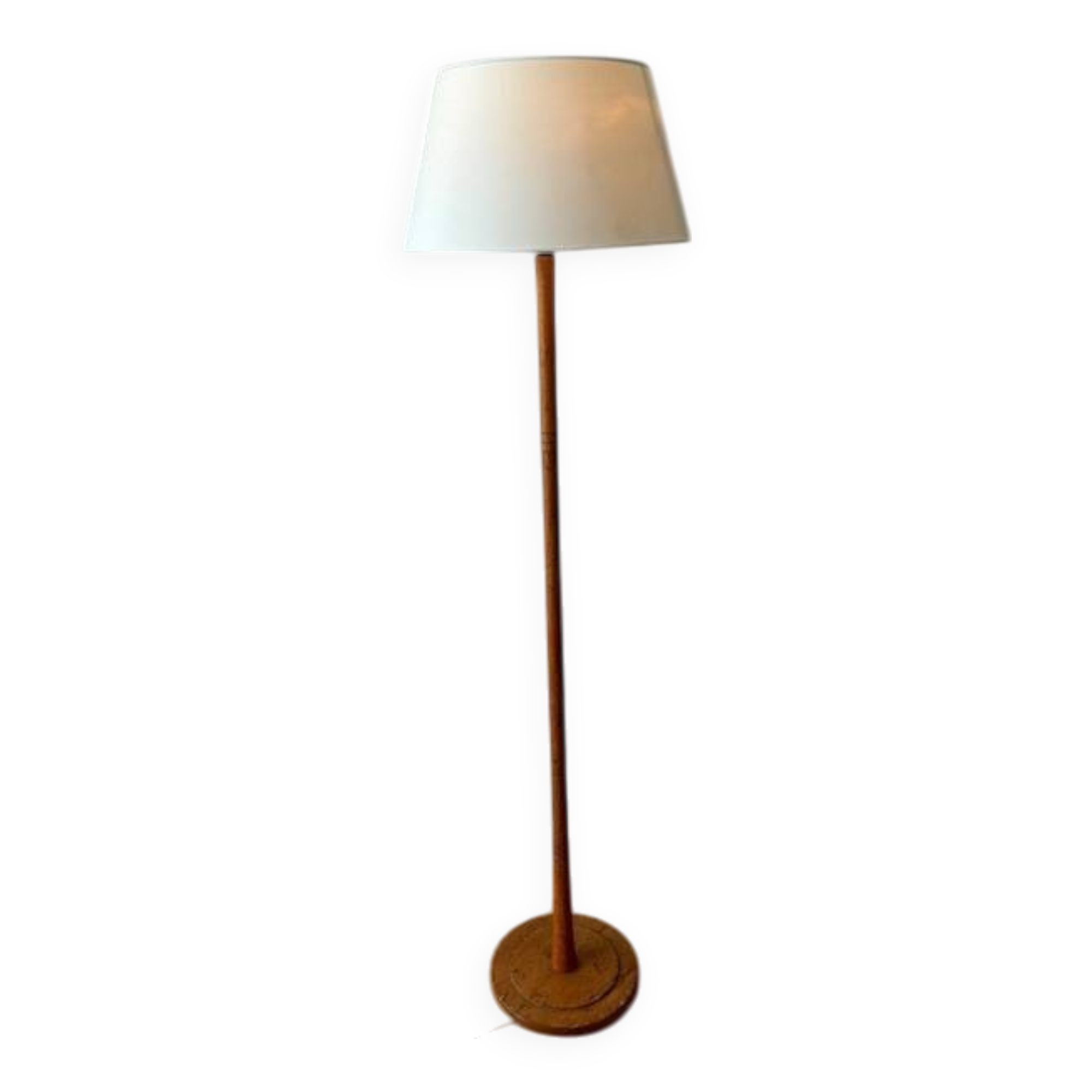 beech floor lamp - Sweden 50s/60s