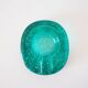 Turquoise annealed glass pocket empty